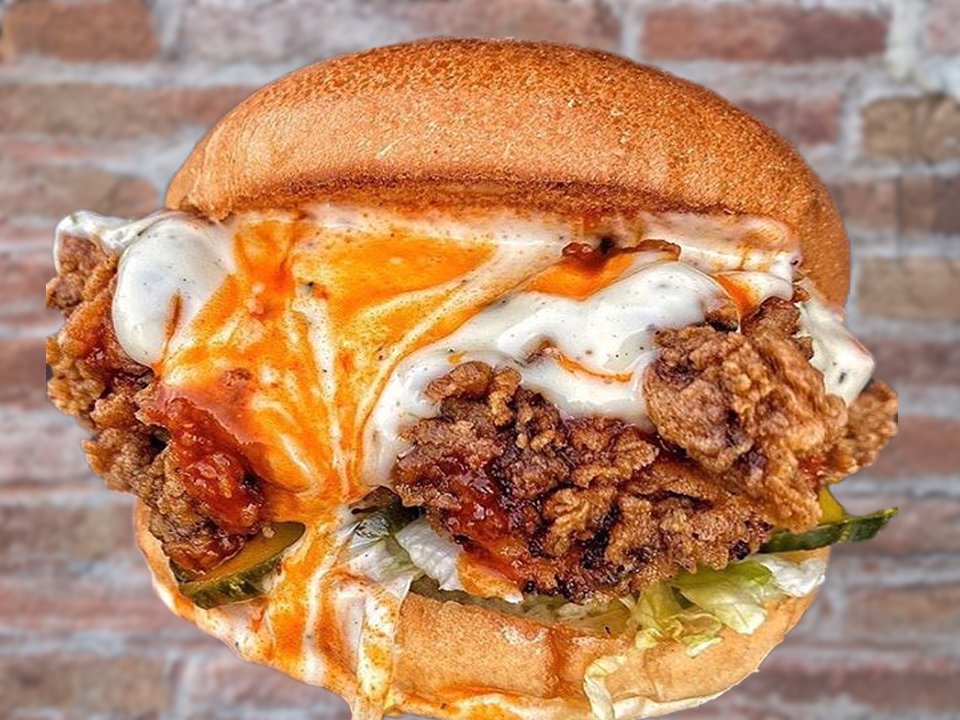 Bubba Buffalo: fried chicken con salsa buffalo picante y ranch