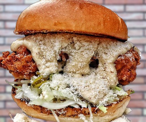Bubba Sinner: fried chicken con salsa brown butter y parmesano